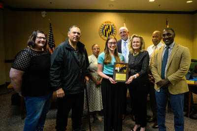 Maryann Rutzler Honored at Town Hall on Tuesday, June 10, 2025.