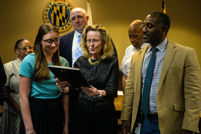 Maryann Rutzler Honored at Town Hall on Tuesday, June 10, 2025.